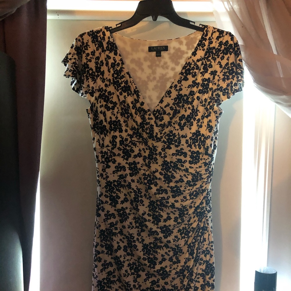 Ralph Lauren black and white dress